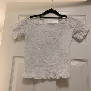 NWT BB Dakota smocked crop top